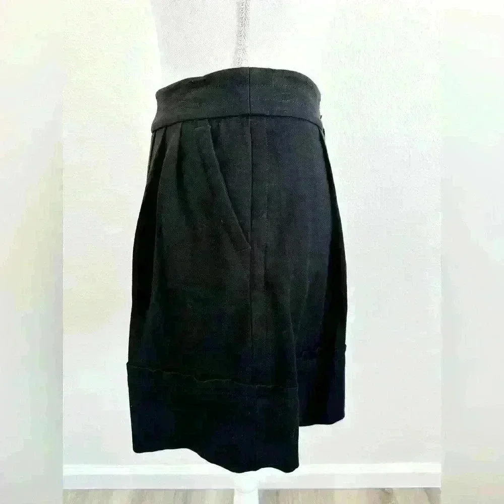 Marc by Marc Jacobs Black A-Line Mini Skirt Size XS
